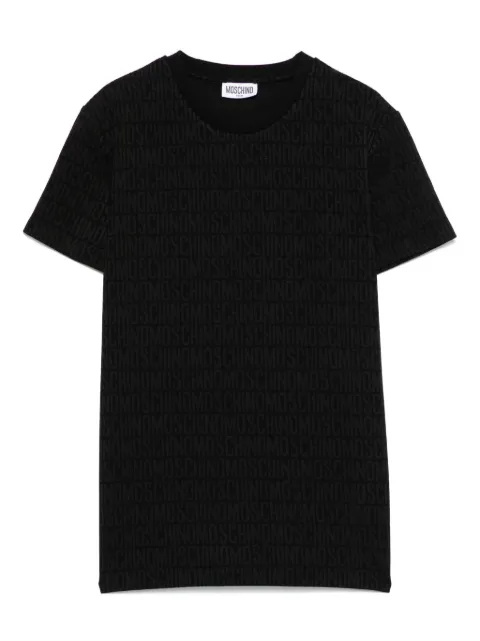Moschino Kids logo-jacquard T-shirt
