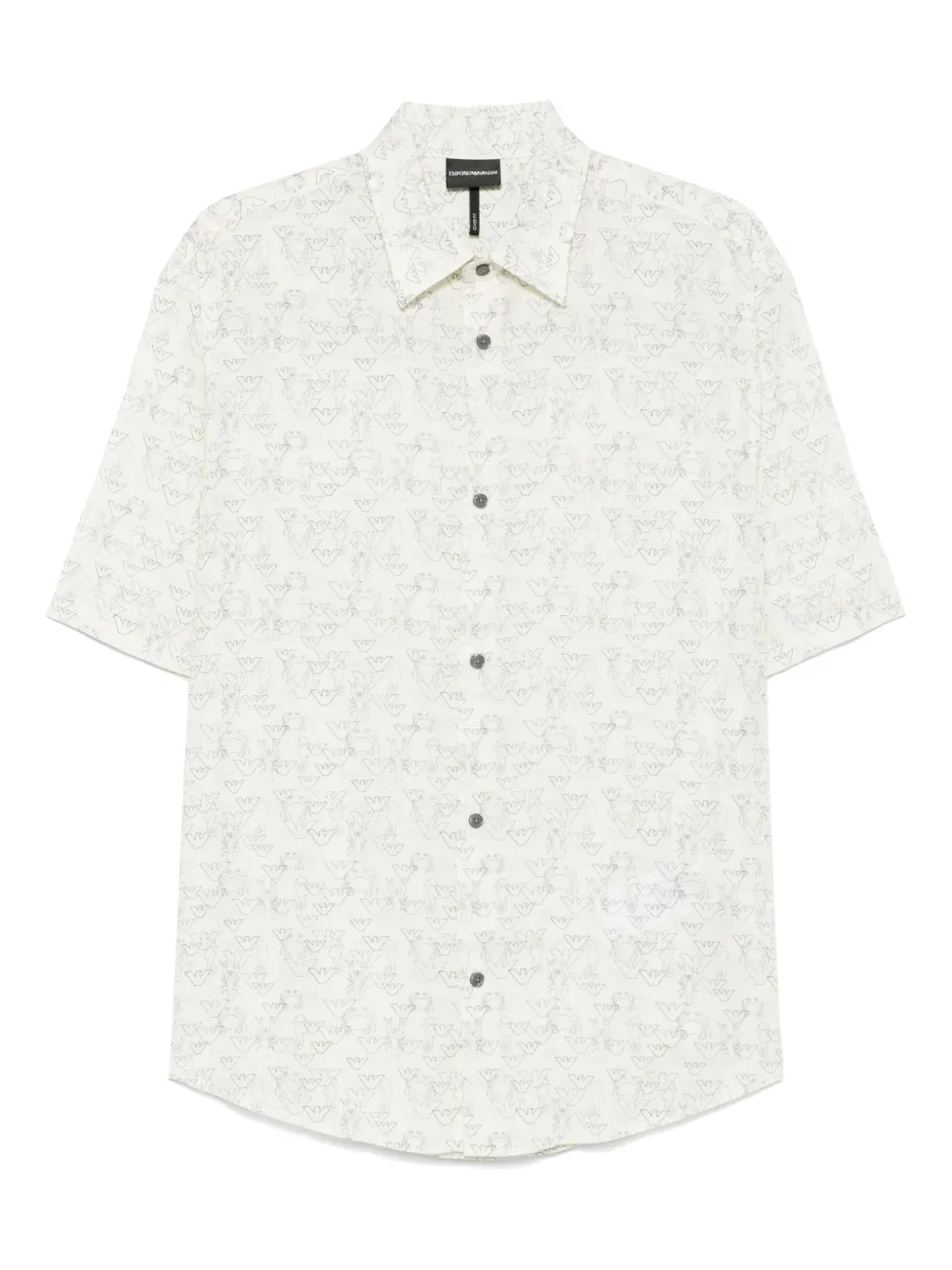 Emporio Armani Camicia con stampa | toni neutri | Image 1