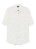 Emporio Armani eagle-print shirt - Neutrals