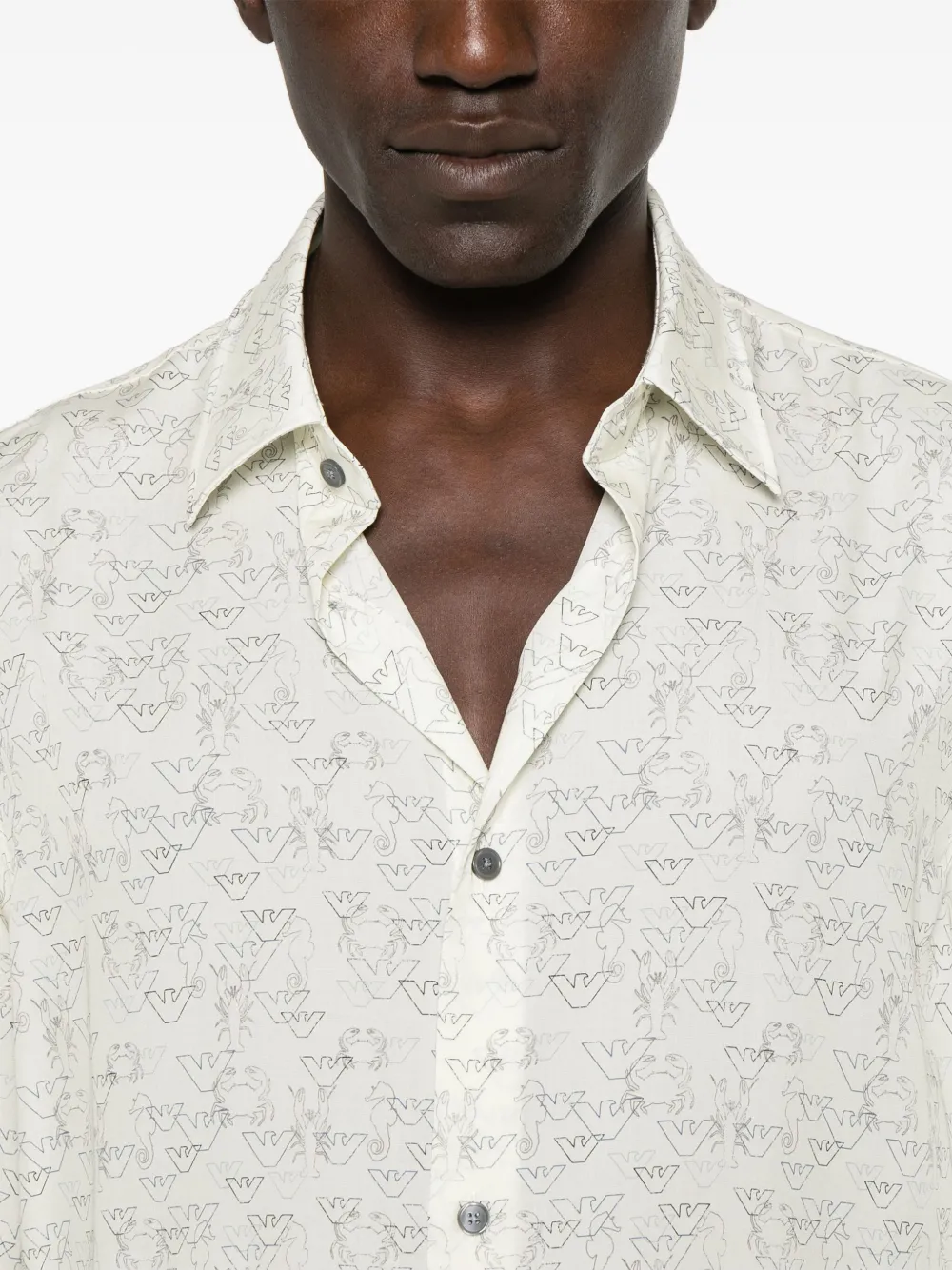 Emporio Armani Camicia con stampa | Image 5