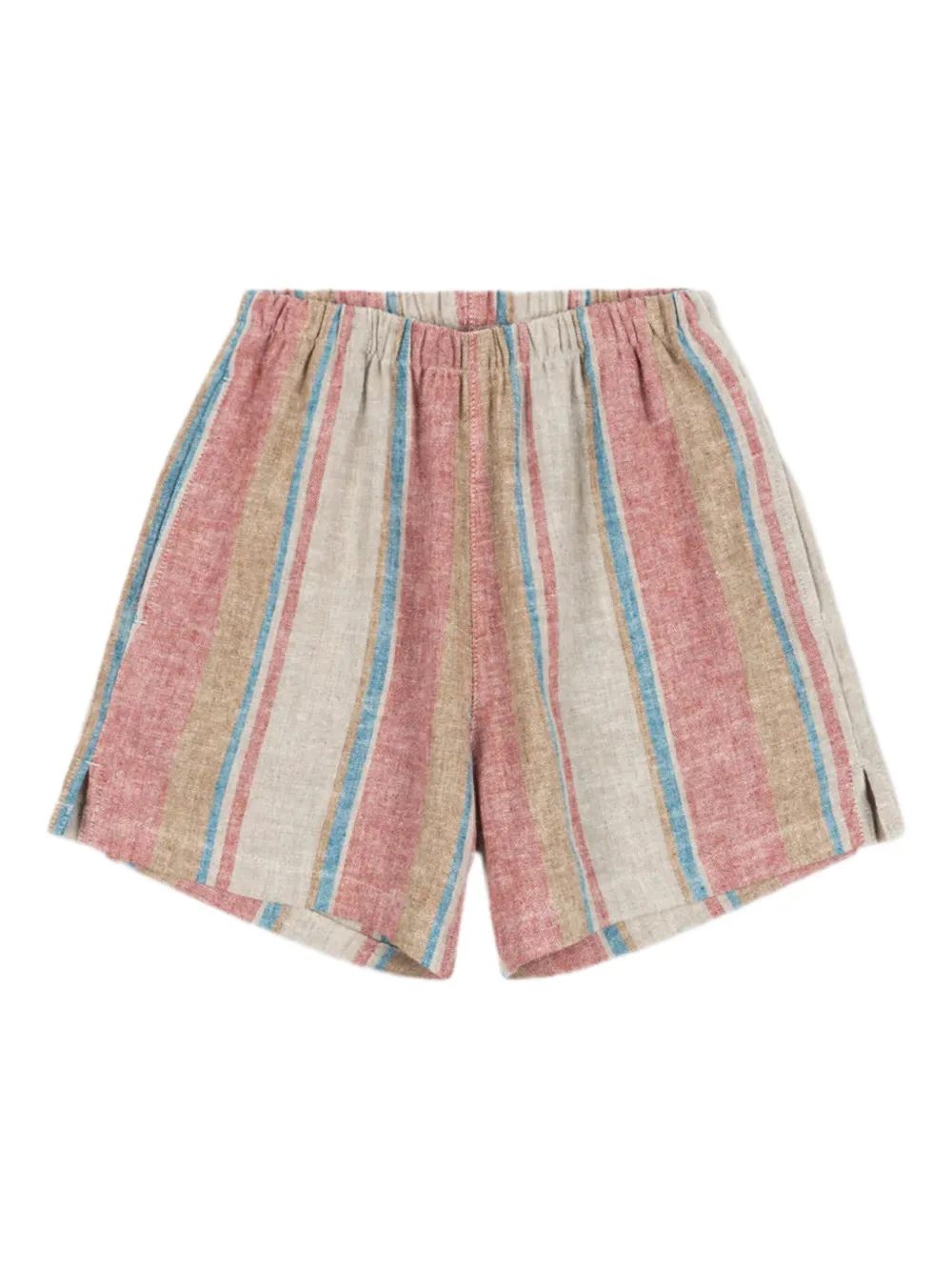 Konges Sløjd Shorts van linnenblend Rood