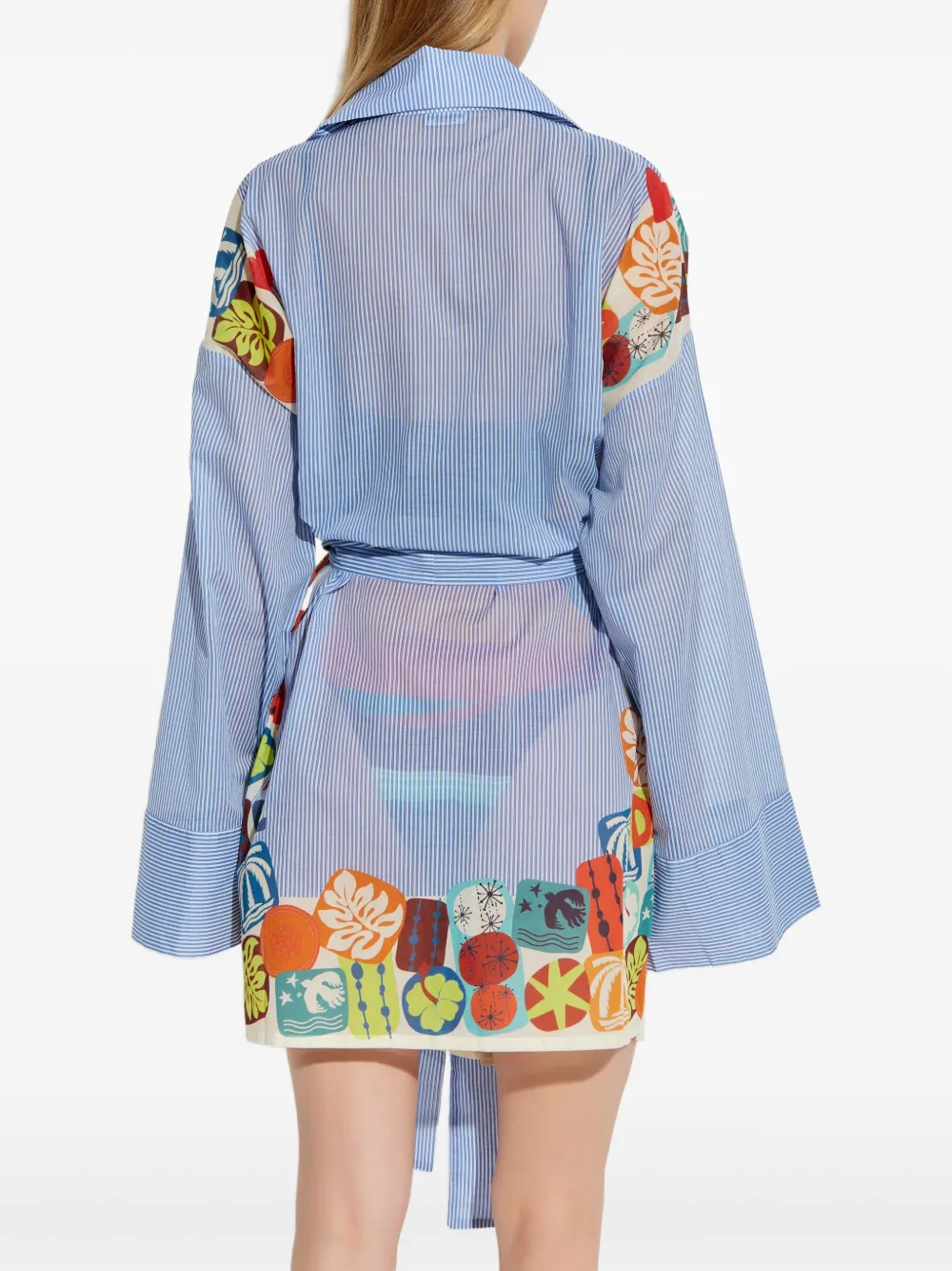 DSQUARED2 Gestreepte blouse Blauw