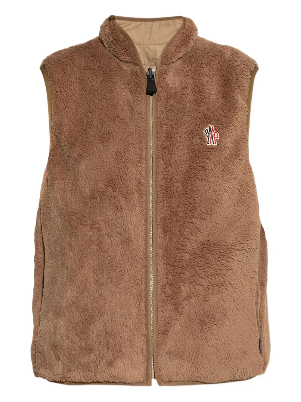 Moncler Grenoble Lammy bodywarmer Bruin
