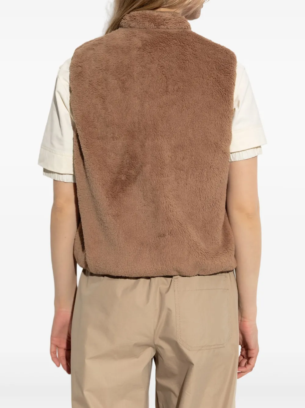 Moncler Grenoble Lammy bodywarmer Bruin