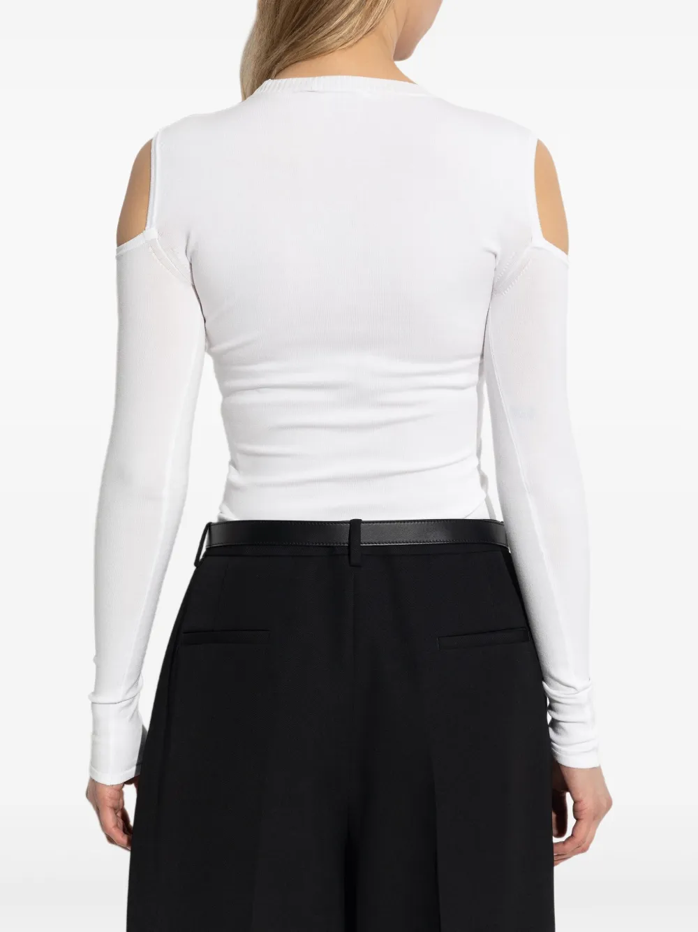 Max Mara Top met open schouders Wit
