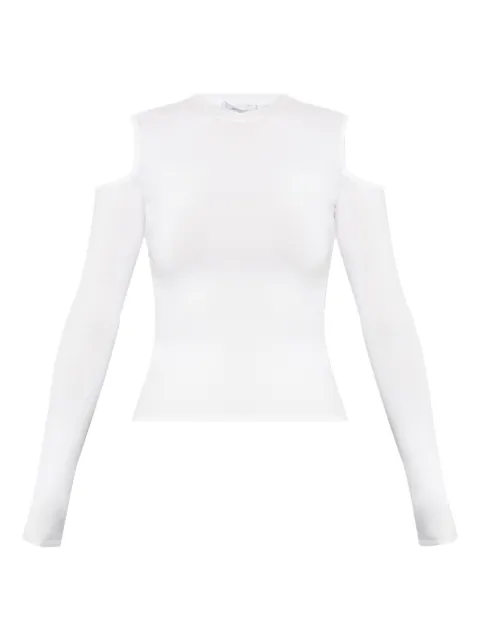 Max Mara Vik cold-shoulder long-sleeve top