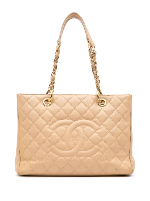 CHANEL Pre-Owned 2012 Caviar Grand Shopping tote bag