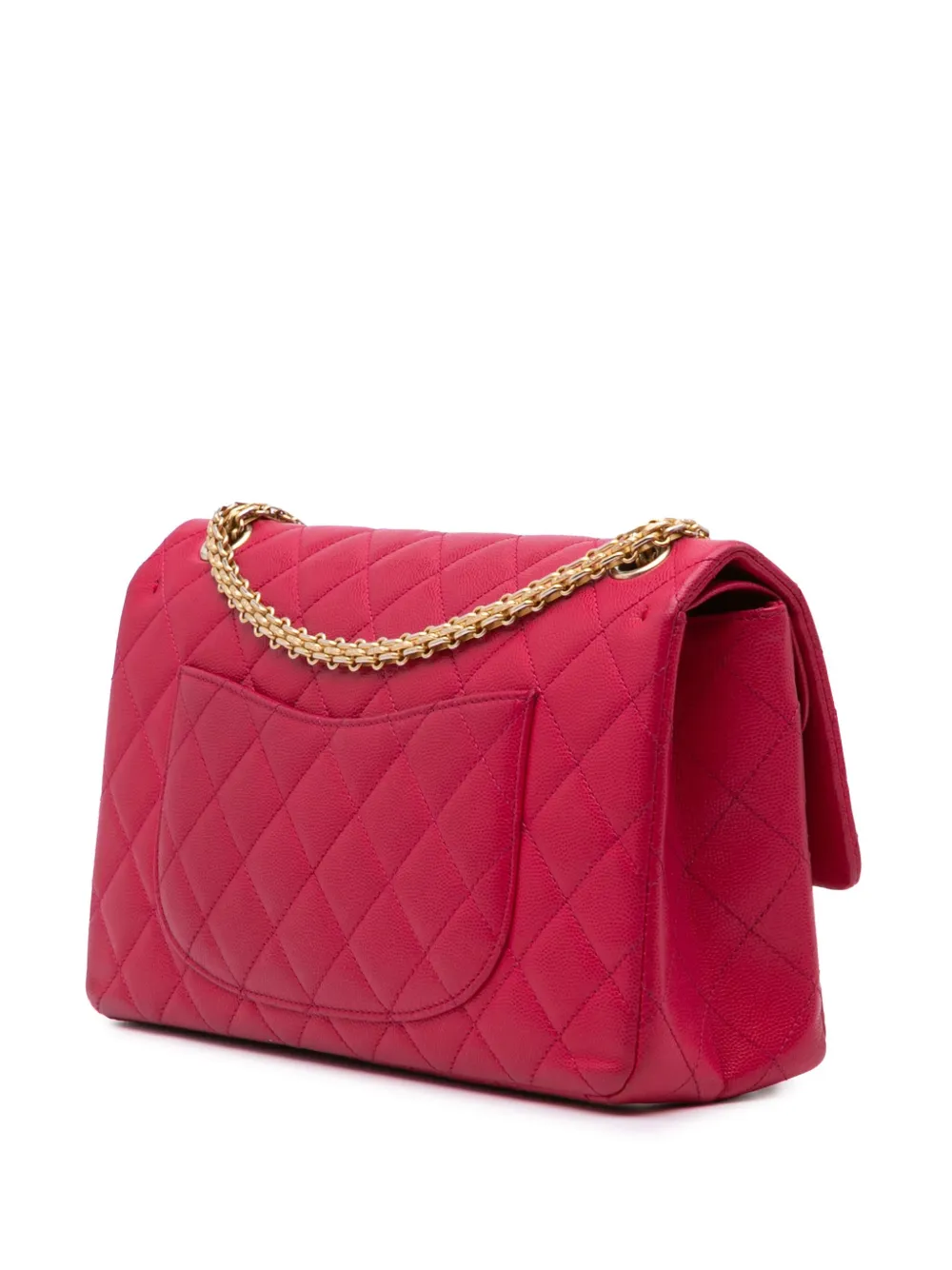 CHANEL Pre-Owned 2016-2017 Reissue 2.55 Quilted Caviar Double Flap 226 shoulder bag | Pre-Owned | Image 2