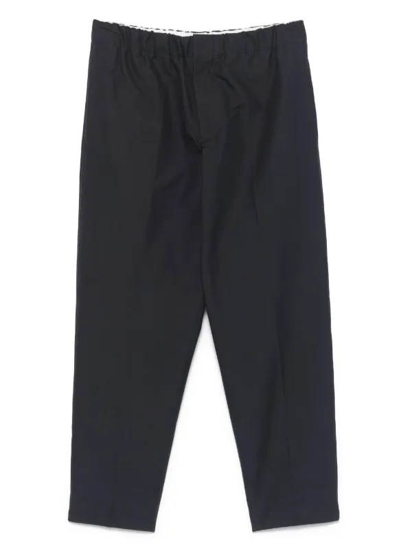 JIL SANDER テーパードパンツ サイズ48 ネイビー Jil Sander テーパードパンツ | ブルー | FARFETCH JP