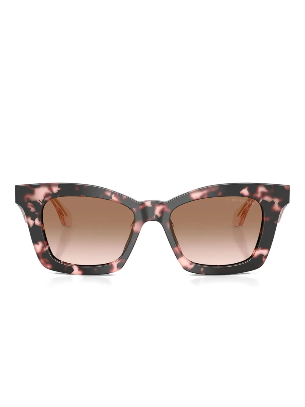 Giorgio Armani Occhiali da sole squadrati - Marrone