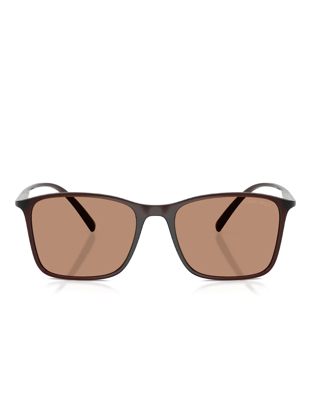 Giorgio Armani rectangle sunglasses | Brown | Image 1