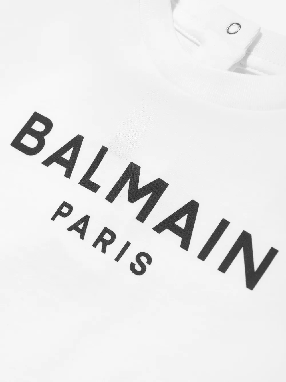 Balmain Kids T-shirt met logo Wit