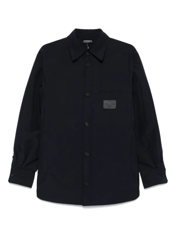 Emporio Armani シャツジャケット | ブルー | FARFETCH JP