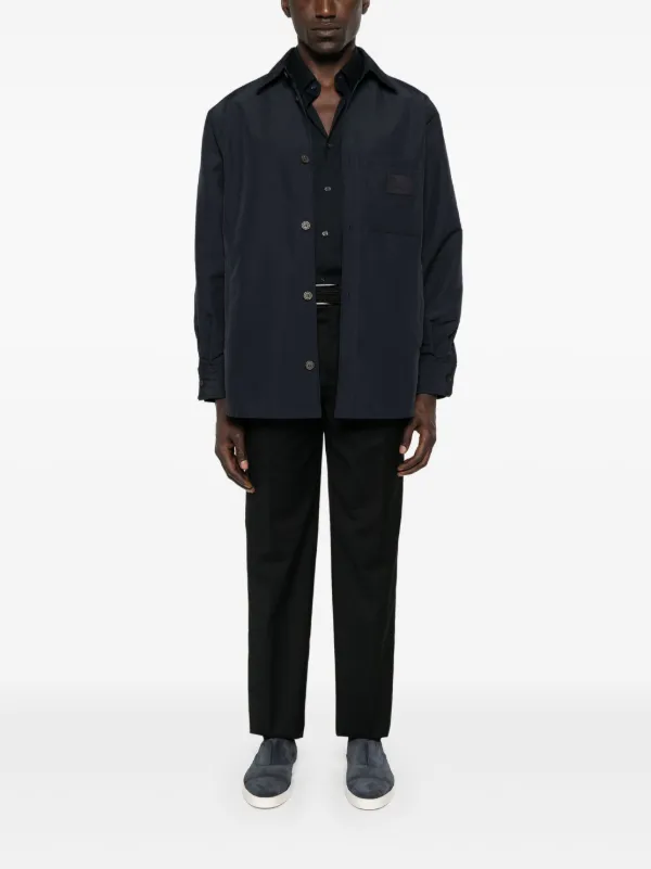 Emporio Armani シャツジャケット | ブルー | FARFETCH JP