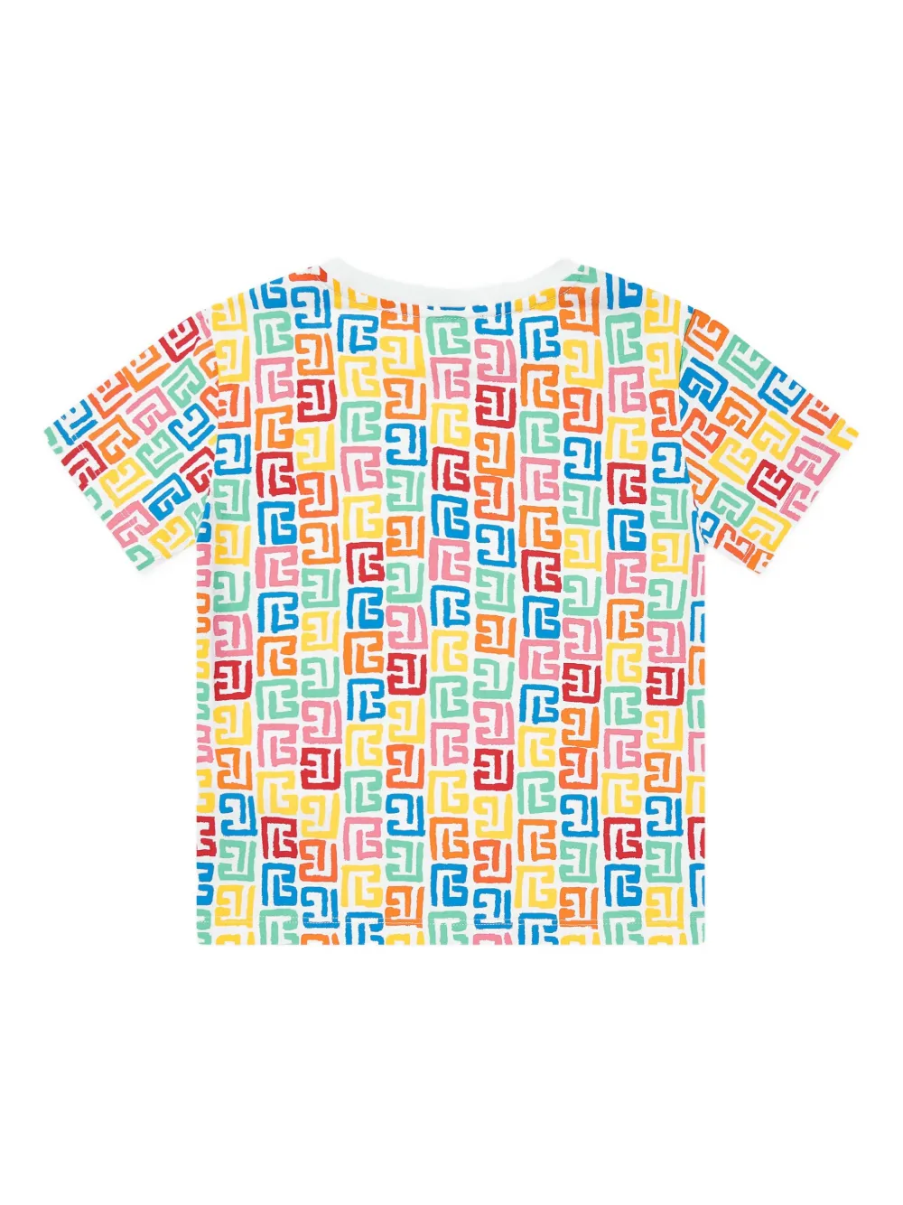 BALMAIN MONOGRAM-JACQUARD T-SHIRT