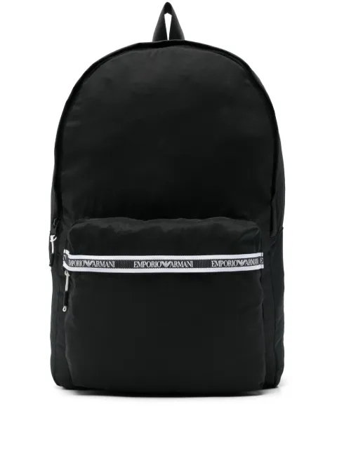 Emporio Armani logo-tape backpack