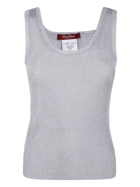 Max Mara camiseta tejida de canalé