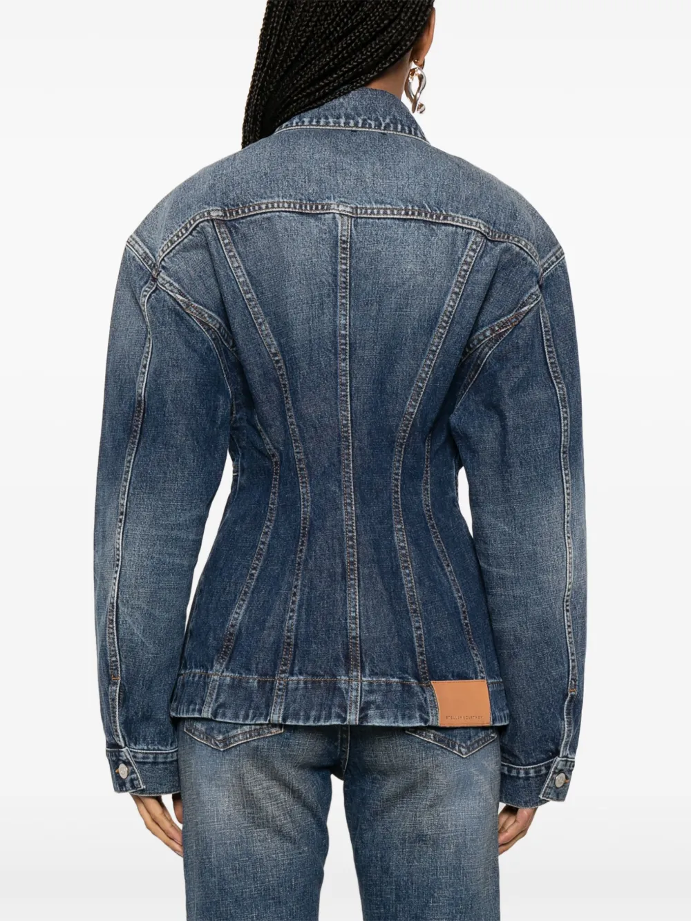 Stella McCartney Katoenen spijkerjack Blauw