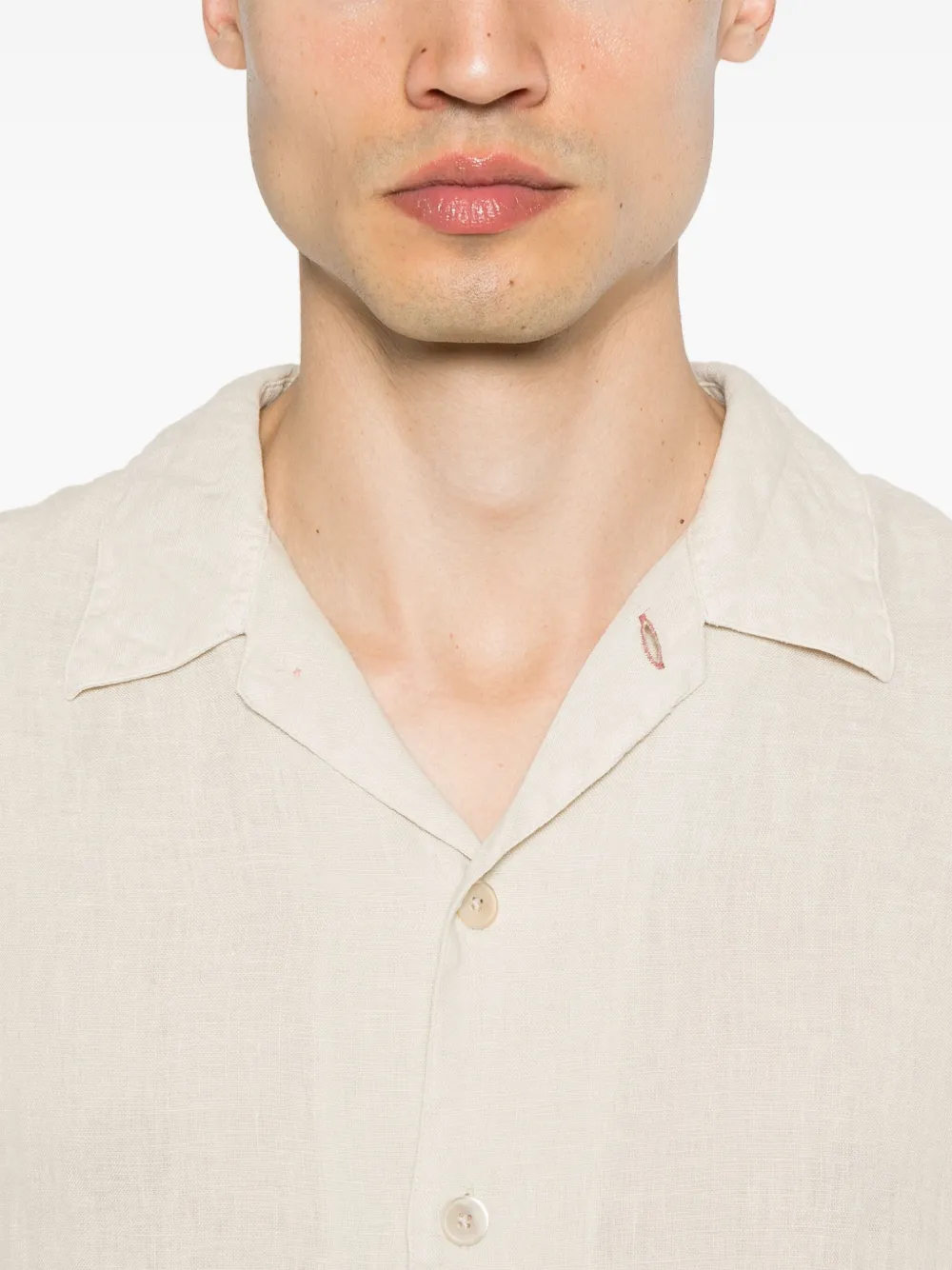 Shop Ps By Paul Smith Linen Shirt In Neutrals