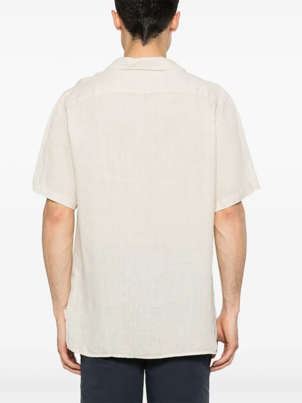 Shop Ps By Paul Smith Linen Shirt In Neutrals