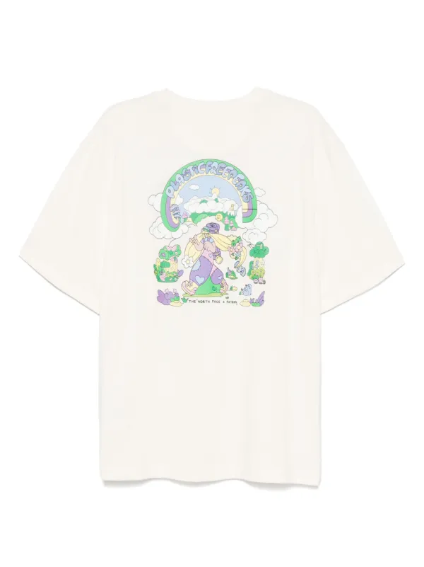 ★ドイツ発*THE NORTH FACE*新作*Clean Trails Tシャツ/W★ The North Face Clean Trails T-shirt | Neutrals | FARFETCH