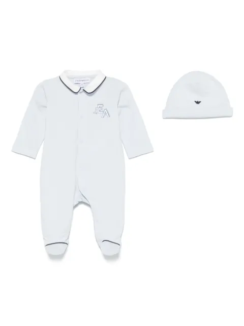 Emporio Armani Kids logo-embroidered pajamas 
