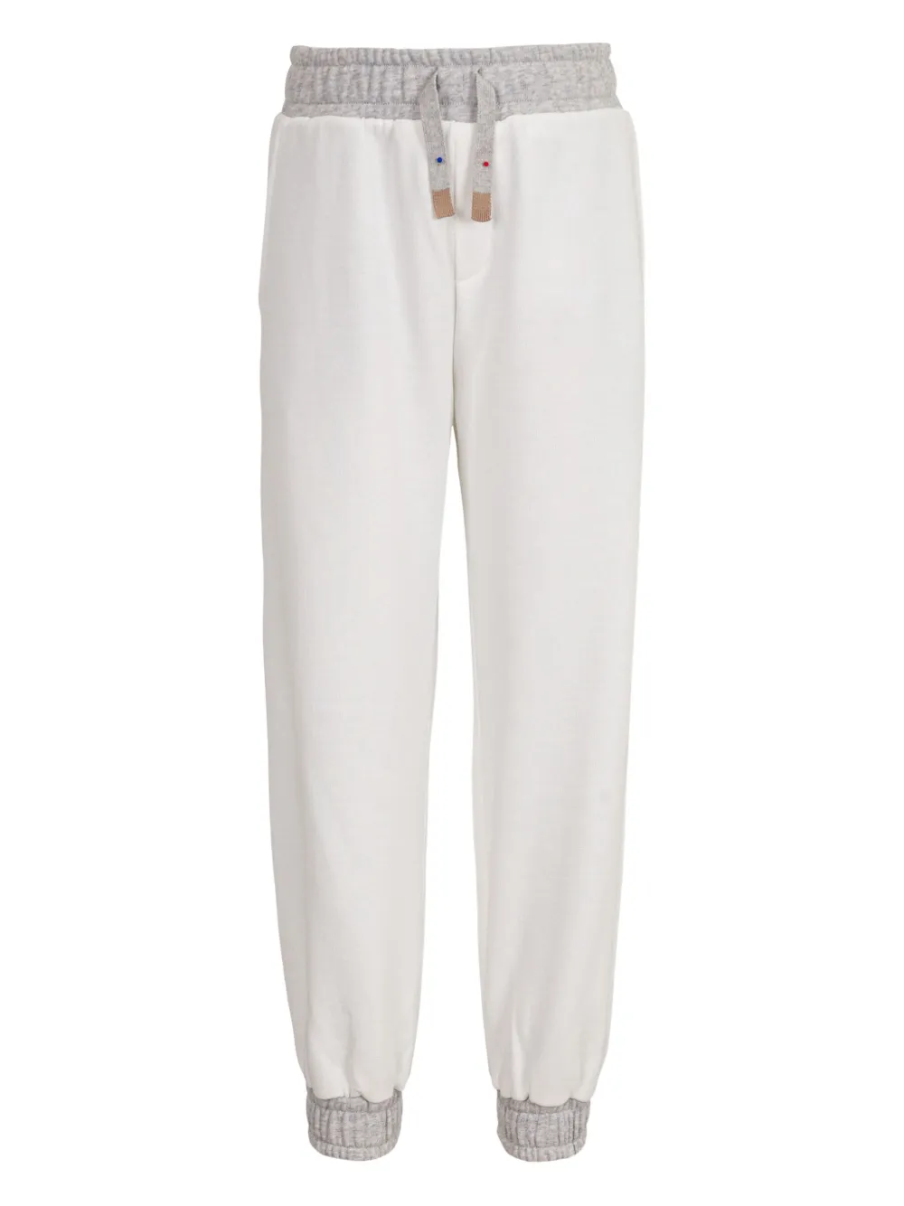 Eleventy Kids Katoenen trainingsbroek Beige