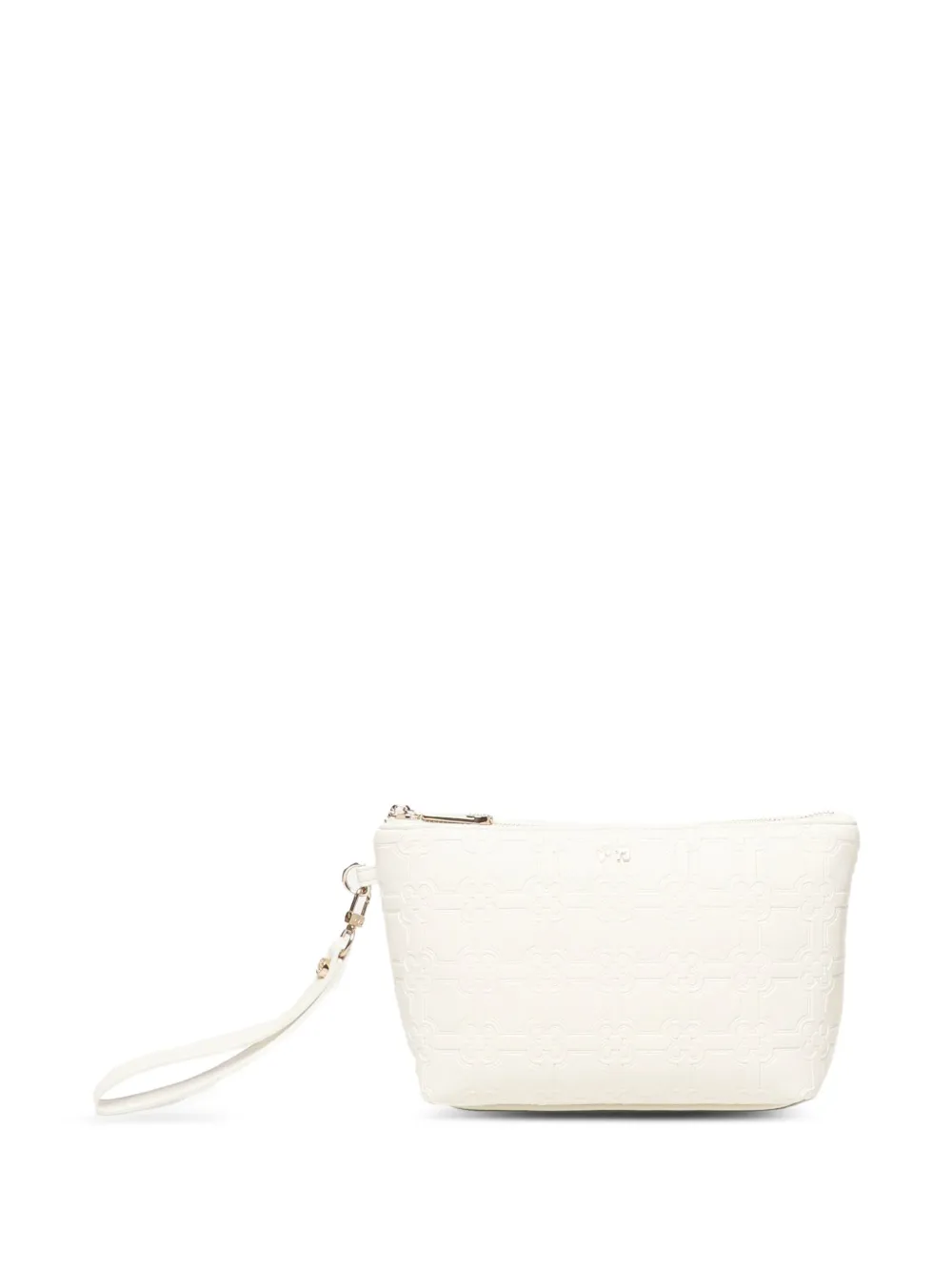 V°73 embossed-logo pouch - Wit