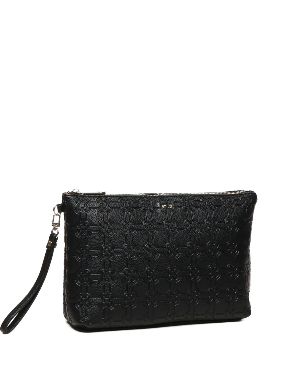 embossed-pattern clutch