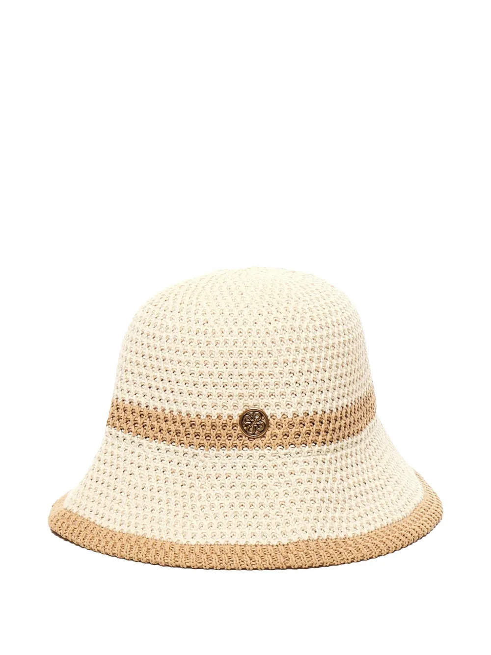 Angelica crochet-knit bucket hat
