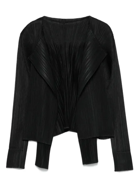 Pleats Please Issey Miyake chamarra Merry Bicolor