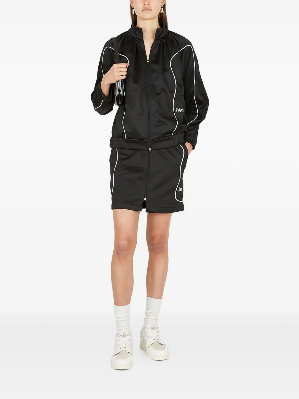 Perks And Mini-rok met elastische taille Zwart