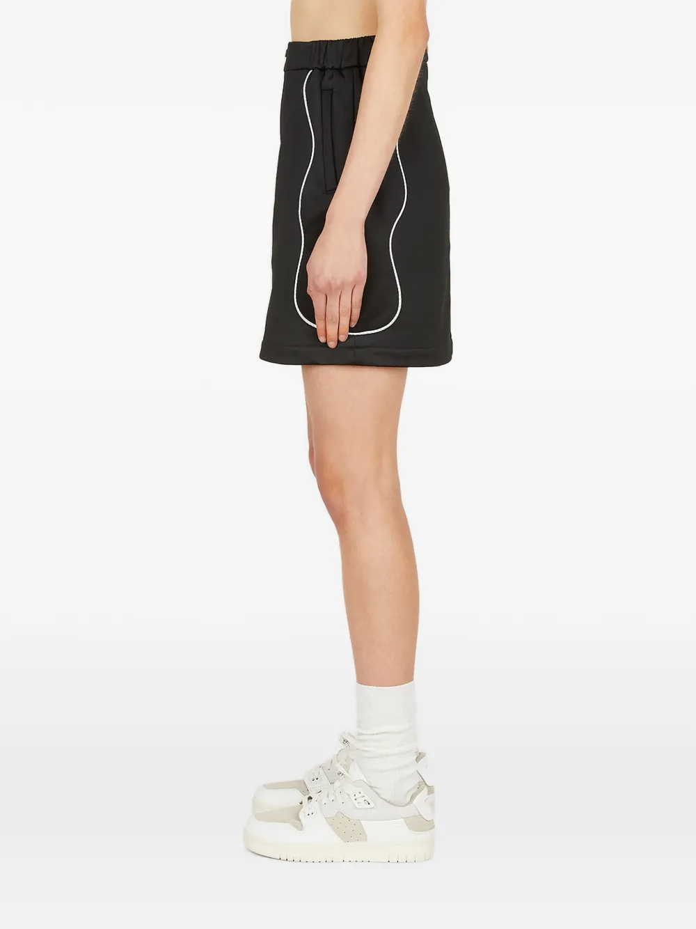 Perks And Mini-rok met elastische taille Zwart