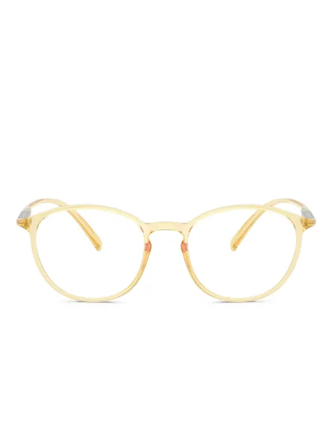 Giorgio Armani round-frames glasses