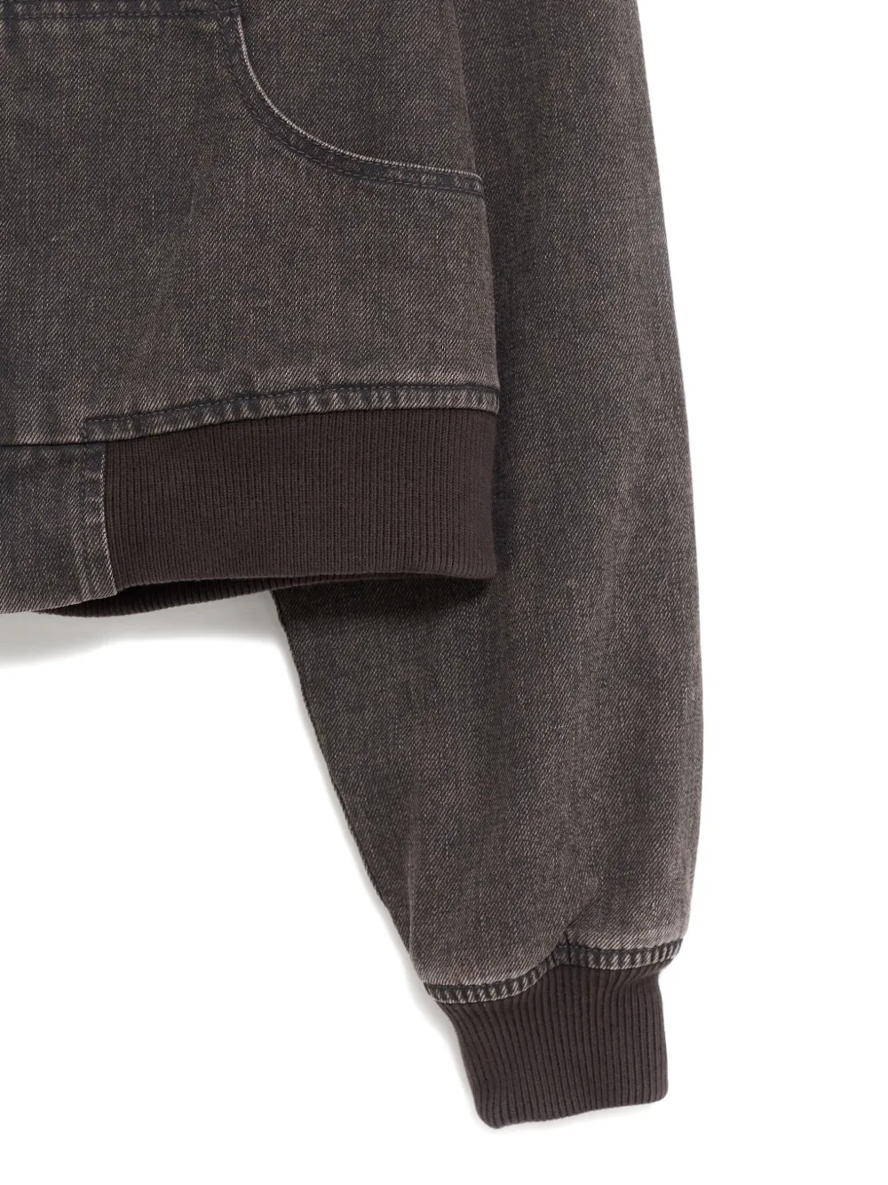 Our Legacy Cropped Hooded Denim Jacket