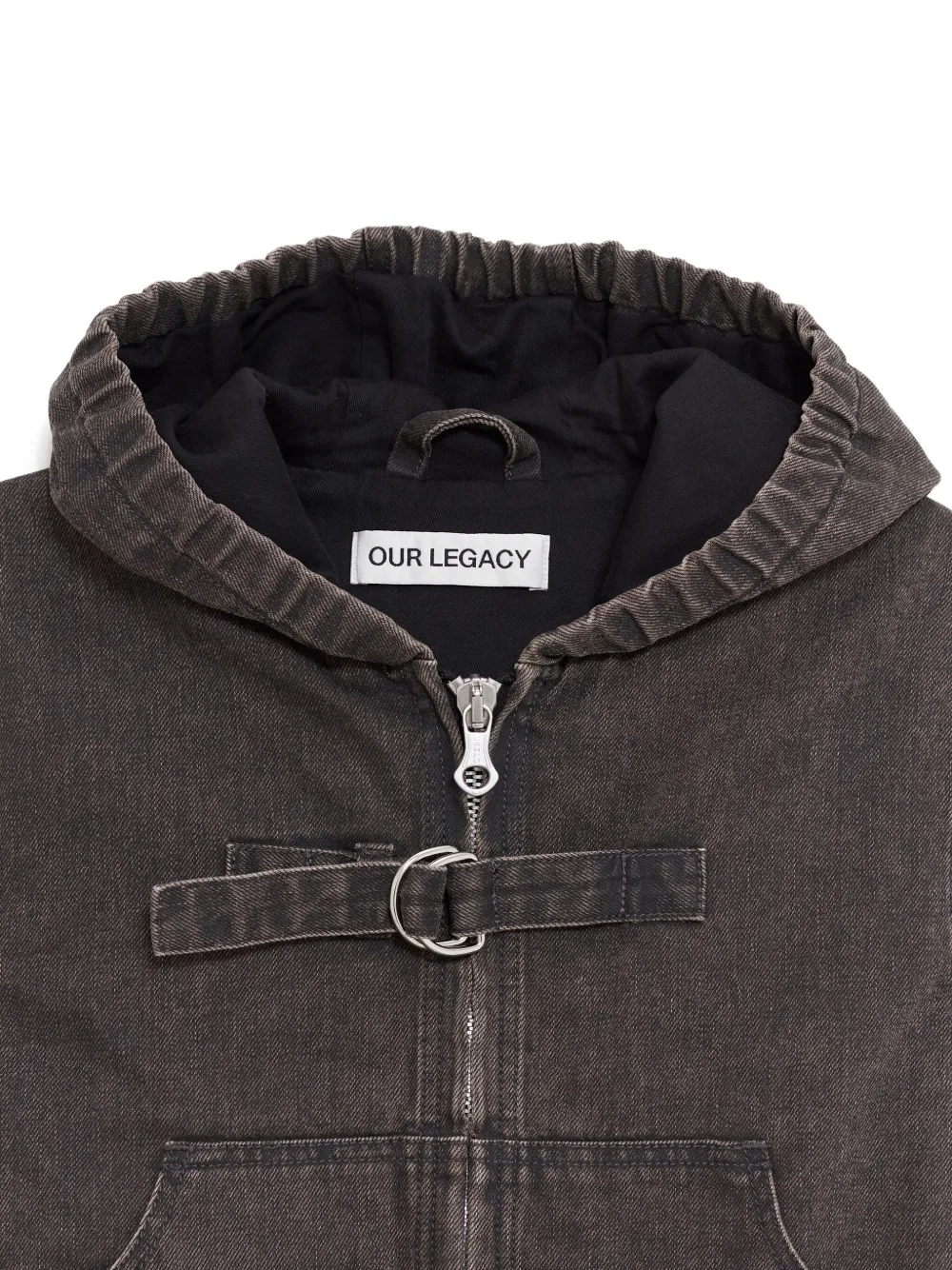 Our Legacy Cropped Hooded Denim Jacket
