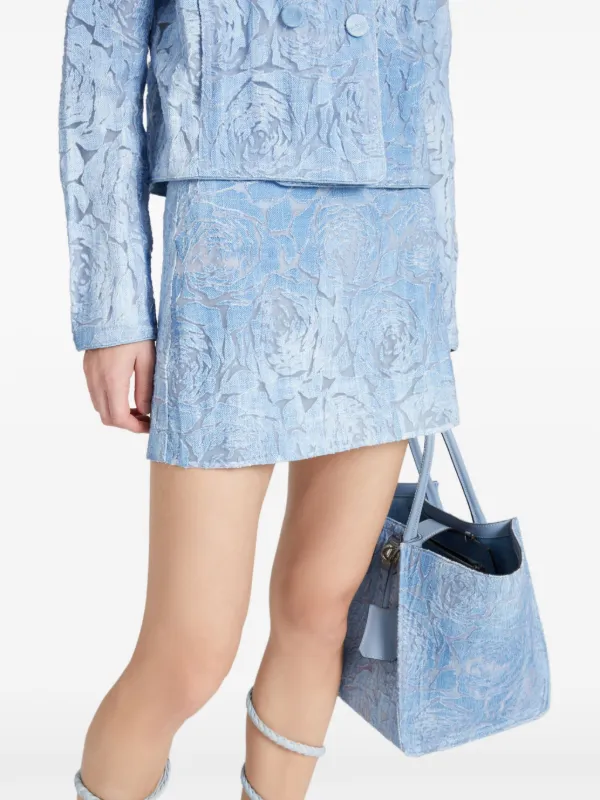 Ermanno Scervino フローラル ミニスカート | ブルー | FARFETCH JP