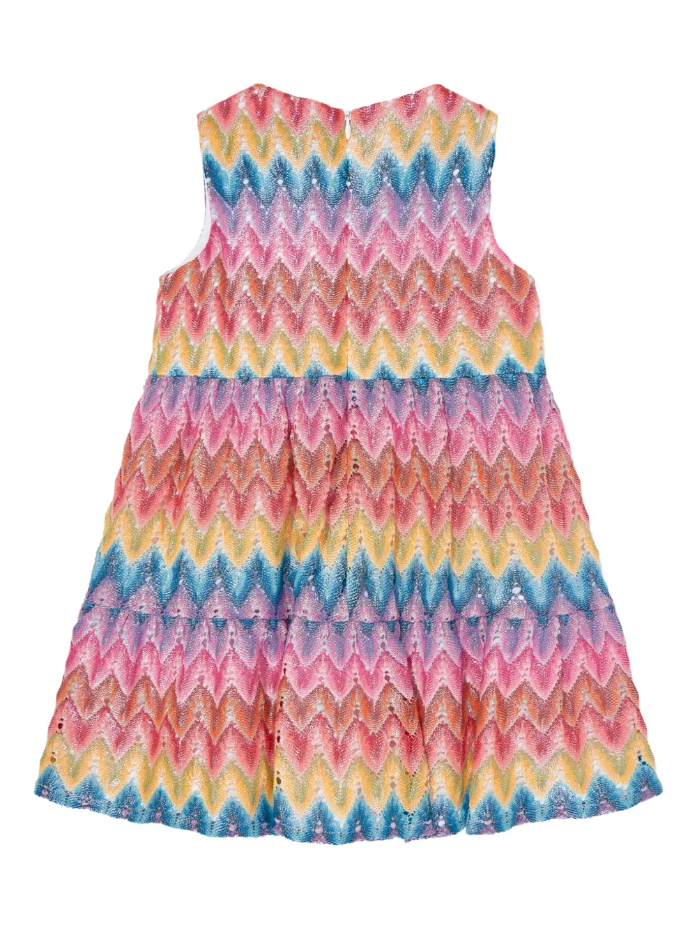 Missoni Kids Gebreide jurk Roze