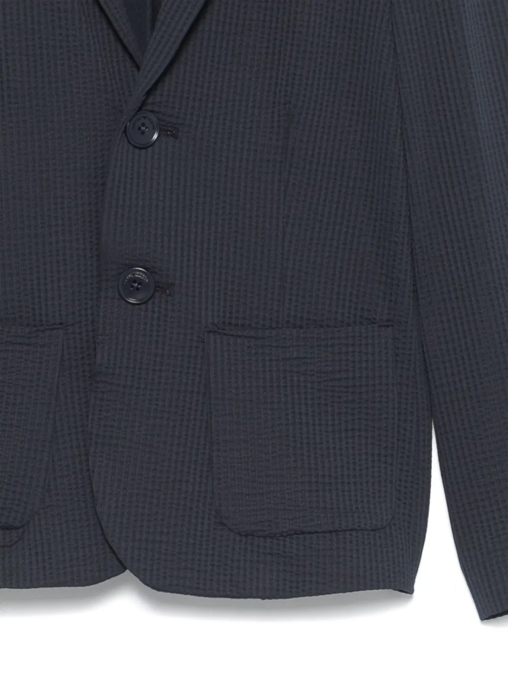 Emporio Armani Kids Blazer met textuur Blauw