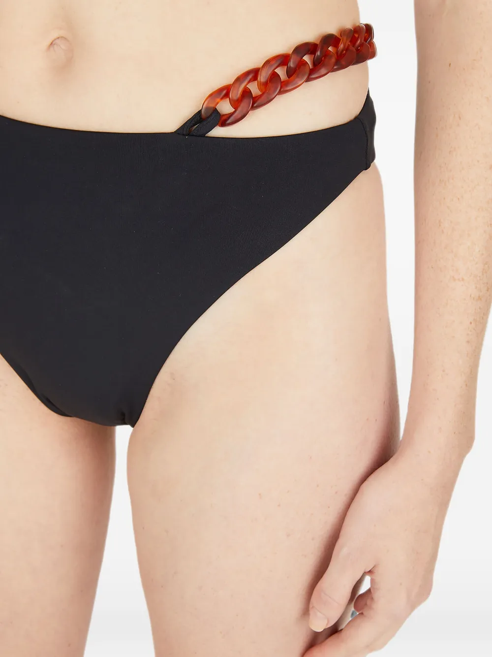 St. Agni Bikini met kettingdetail Zwart