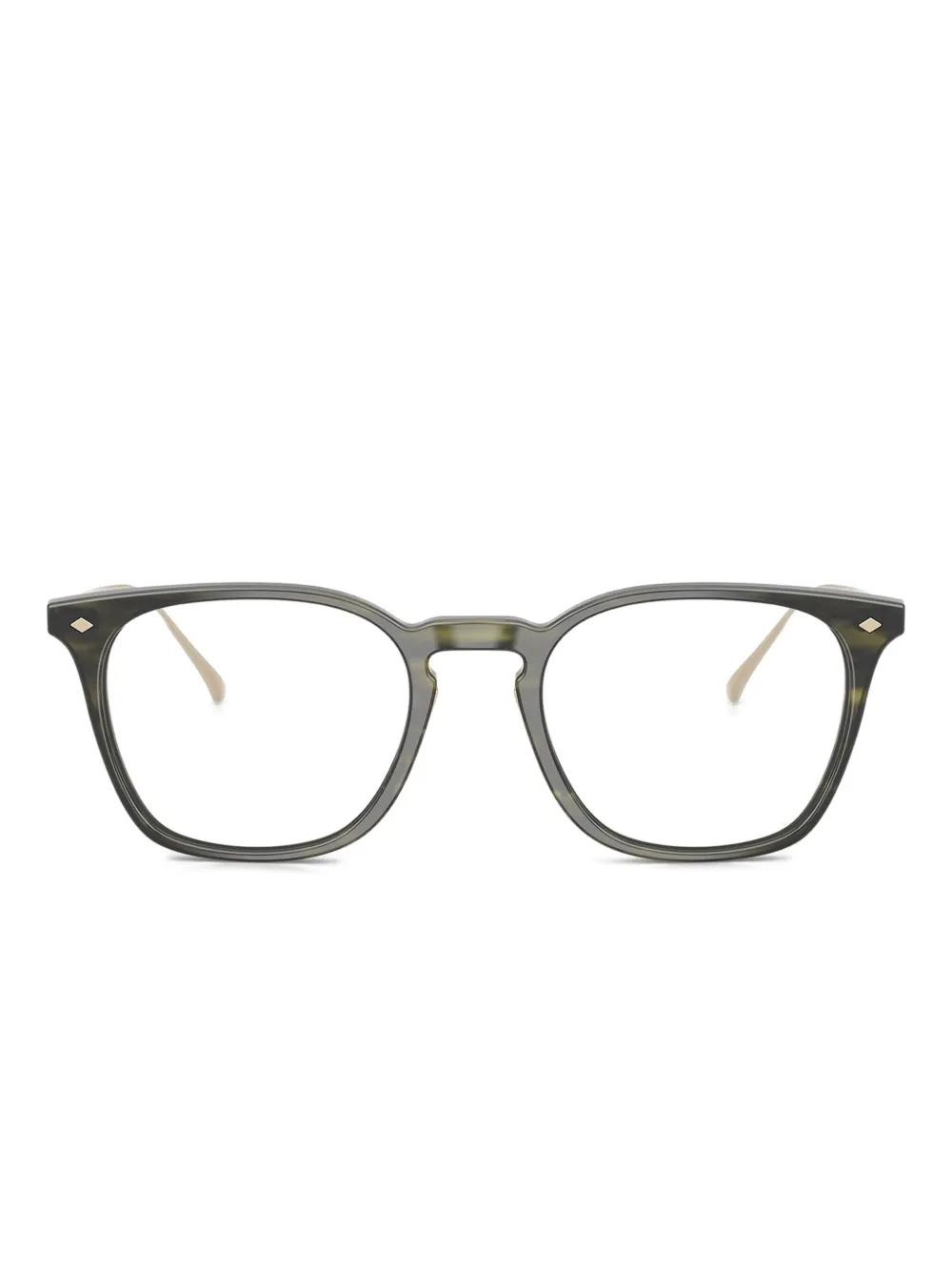 Giorgio Armani square frames | Green | Image 1