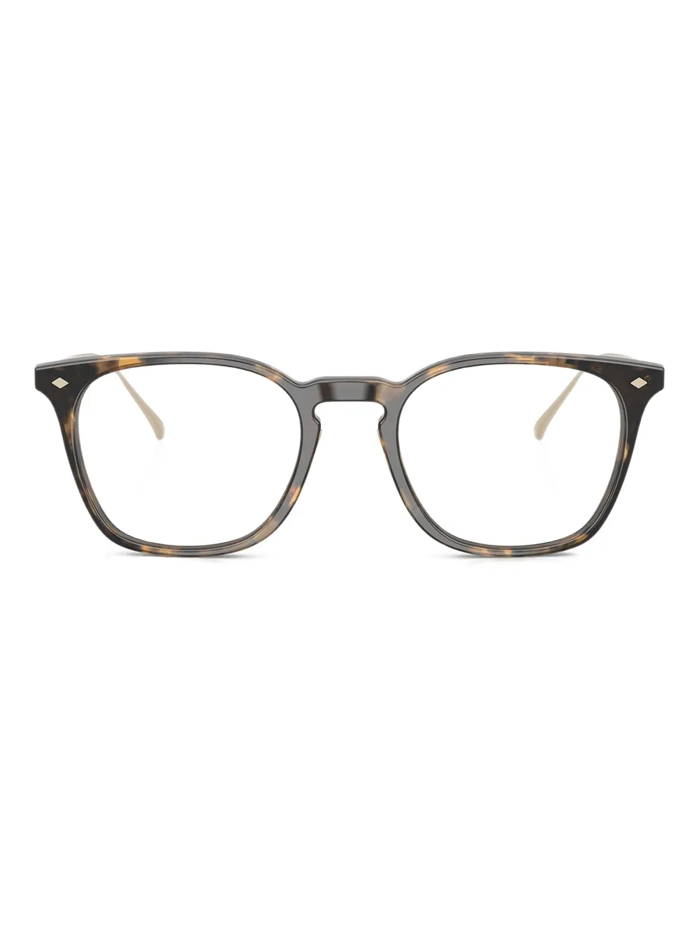 Giorgio Armani Bril met vierkant montuur Bruin