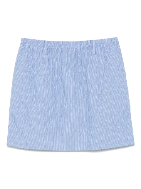 Nº21 falda corta con rayas estampadas