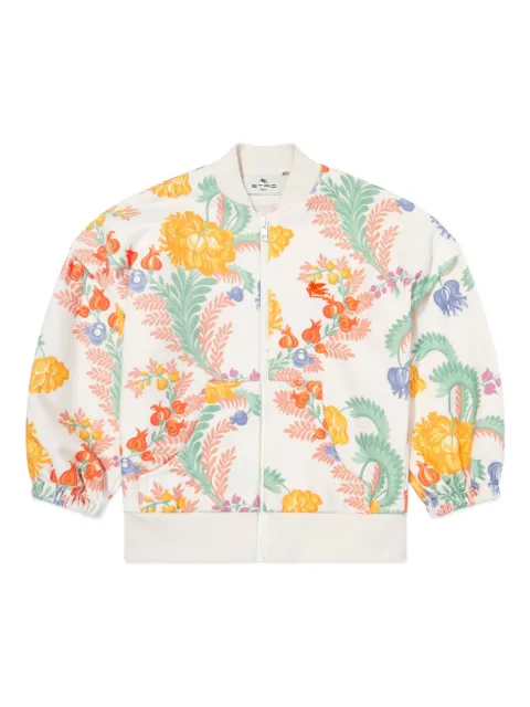 ETRO KIDS floral-patterned bomber jacket 
