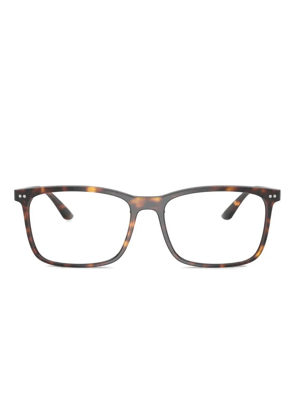 Giorgio Armani Occhiali squadrati - Marrone