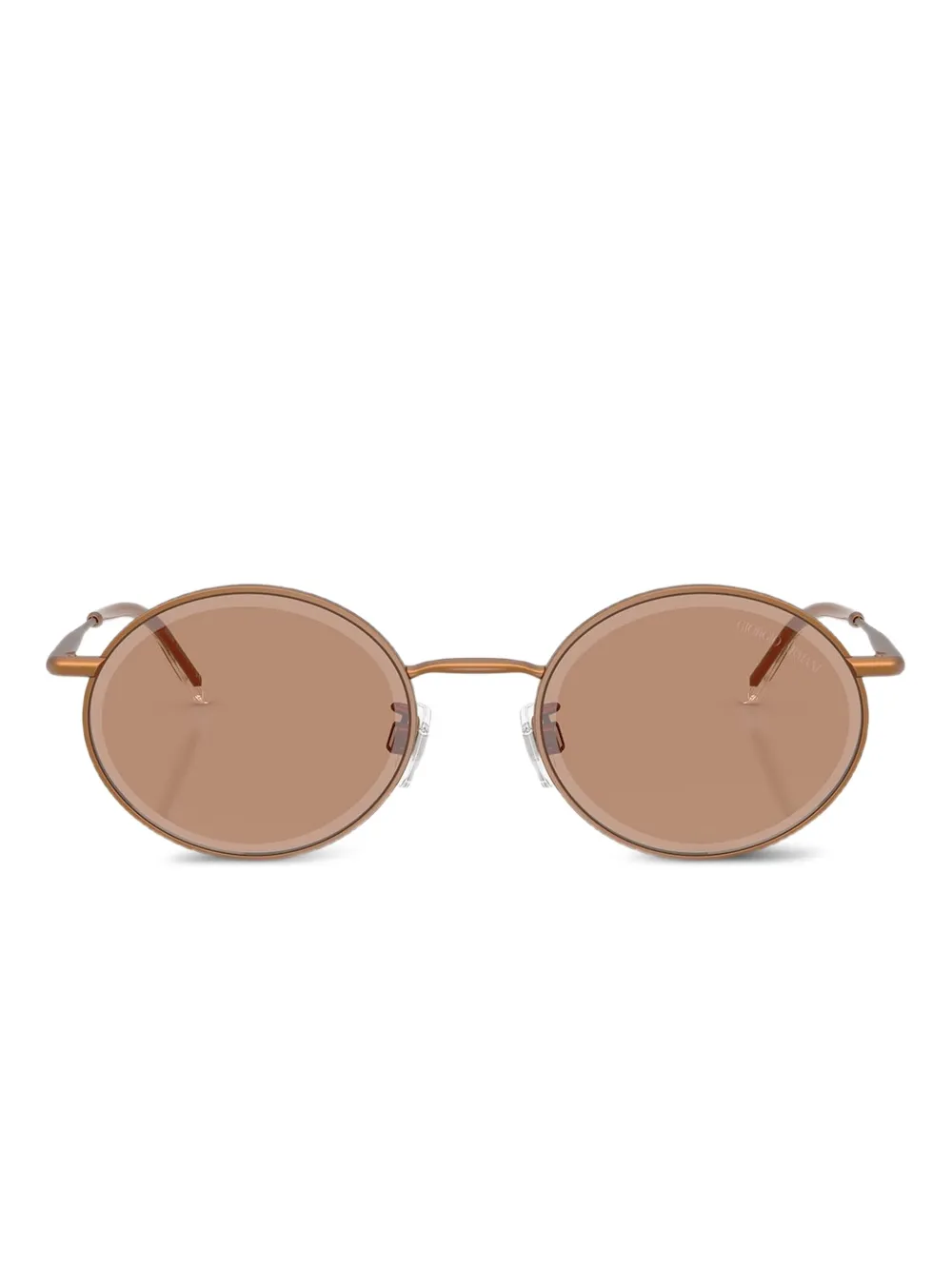 Giorgio Armani Occhiali da sole ovali - Oro