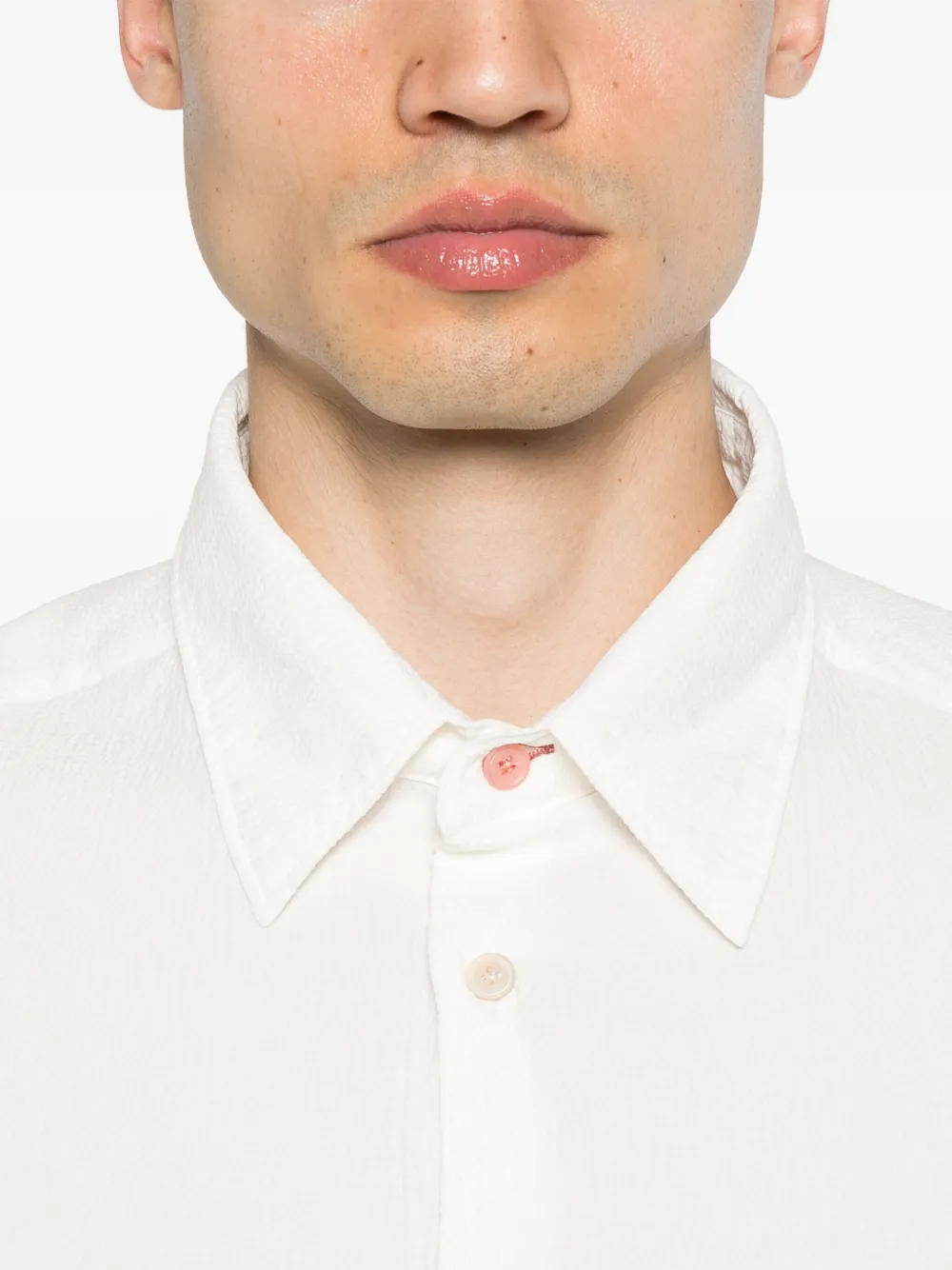PS Paul Smith Seersucker overhemd Wit