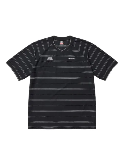 Supreme suéter de fútbol SS 25 - Black de SUPREME x Umbro®