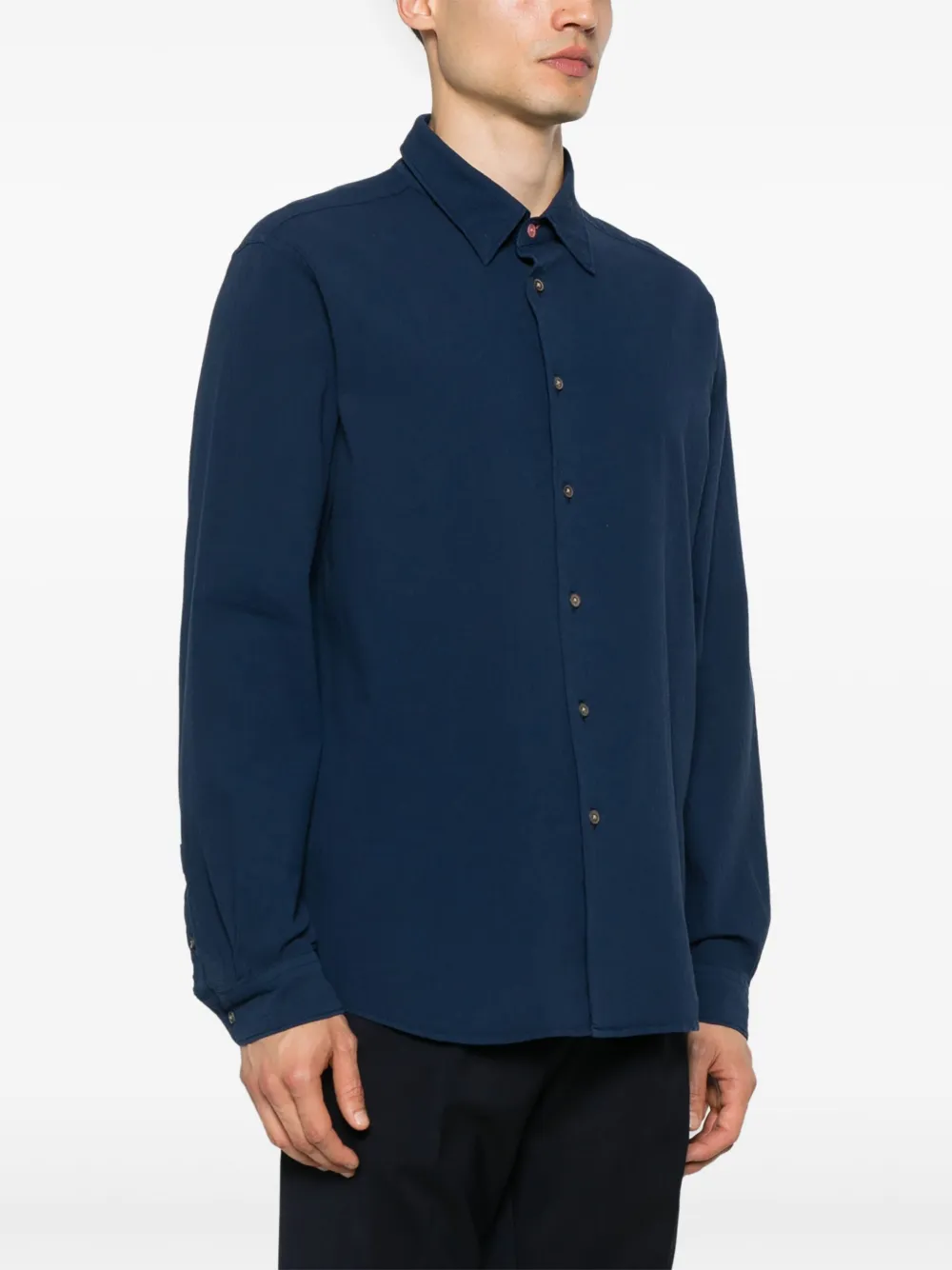 PS Paul Smith Seersucker overhemd Blauw