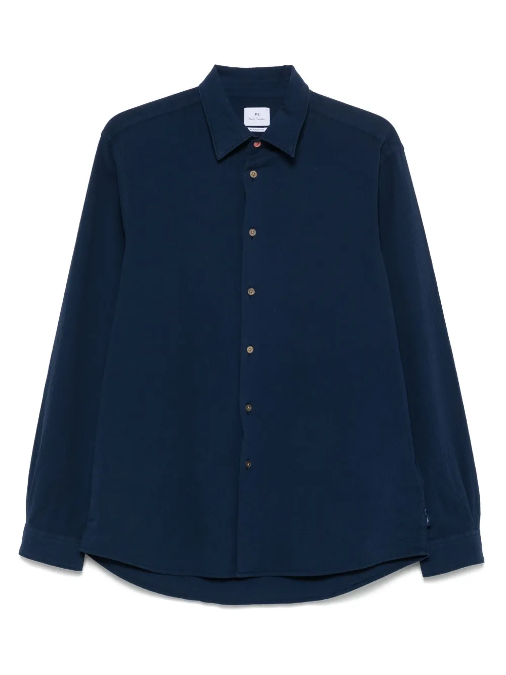 PS Paul Smith シアサッカー シャツ - ブルー PS Paul Smith シアサッカー シャツ - ブルー